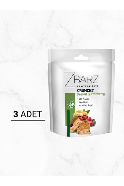 Zbarz Crunchy Protein Bite Yer Fıstık-turna Yemişi 90 G (3 PAKET)