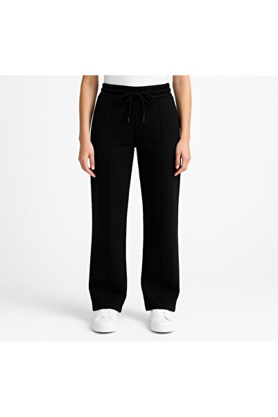 AXXEL Γυναικείο Μαύρο Παντελόνι Φούτερ 2 Σκληρών Κλωστών-P3045