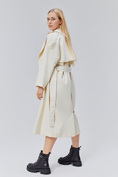 Bolivente Γυναικεία μακριά καμπαρντίνα με φόδρα Oversize