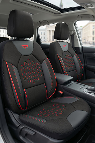 Panda Kılıf Panda Vibe Series Linen Fabric Car Seat Cover - Full Set