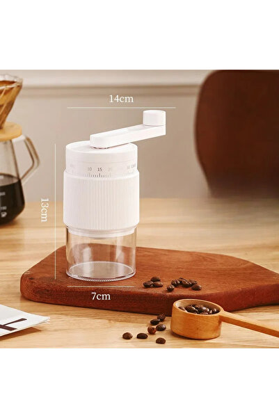 Choice مطحنة حبوب قهوة يدوية بيضاء محمولة جديدة كهربائية/يدوية للاستخدام المن...