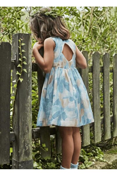 MAYORAL Girl's 3913 Dress with Belly Detail Gkm0289