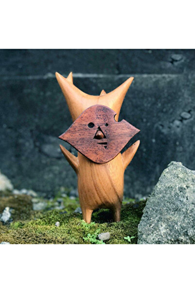 Choice تمثال كوروك خشبي مصنوع يدويًا من الراتنج، مناسب لعشاق ألعاب العائلة، م...