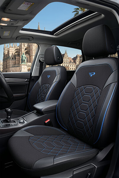 Panda Kılıf Panda Bremen Series Linen Fabric Car Seat Cover - Full Set