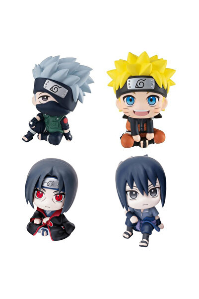 BANDAI 4 قطع من مجسمات أنمي ناروتو الرائعة، مجسم ناروتو كاكاشي، نسخة كيو، مجس...