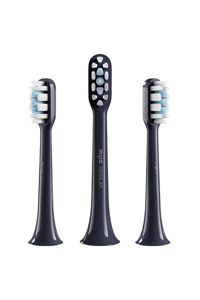 Mijia 3pcs black 3pcs/6pcs Original T302 Sonic Toothbrush Heads Teethbrush Re...