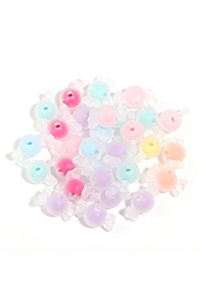 Choice3 16.5x8.5mm 100Pcs Matte 50/100Pcs Transparent Candy Shape Acrylic Bea...