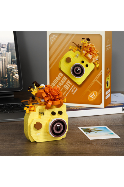 Choice11 No box 7439 SLR Camera Mirror Flower Model Building Blk Set - Creati...