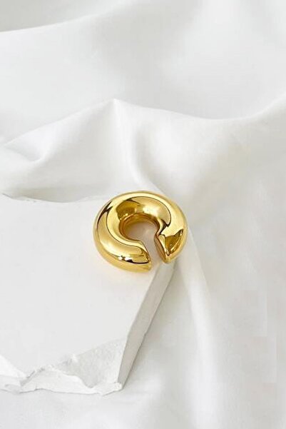 New Obsessions Chunky Boru Büyük Kıkırdak Küpe Tek Parça