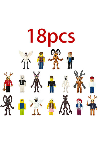 BANDAI مجموعة جديدة من 18 قطعة من مجسمات لعبة 99 ليلة في الغابة، تتضمن مجسمات...