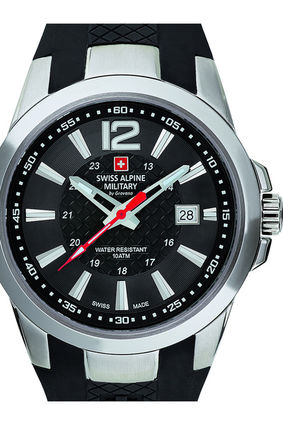 Swiss Alpine Military Ανδρικό ρολόι Swiss Military 7058.1837, χαλαζία, 43 mm,...