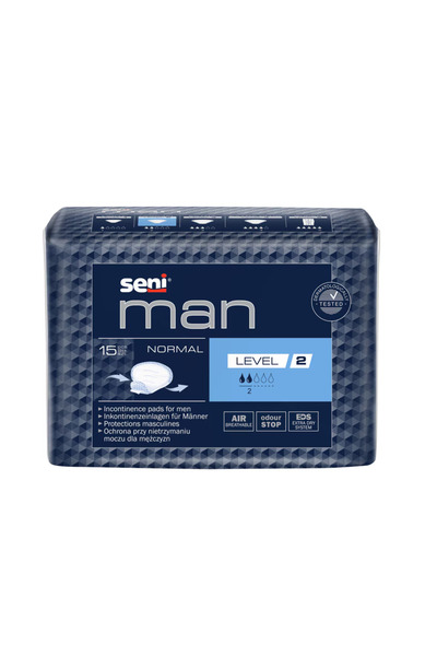 Seni Absorbante urologice barbati Man Normal, Level 2, 15 buc