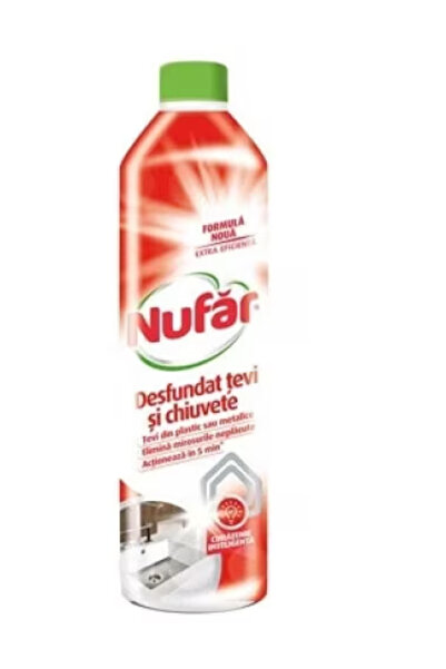 Nufar Solutie de Desfundat Tevi si Chiuvete, Nufar, 1 L