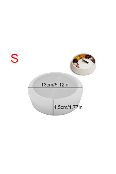 Choice قالب سيليكون لوعاء تخزين دائري قصة فضفاضة ( قطعة واحدة) - متعدد الاستخ...
