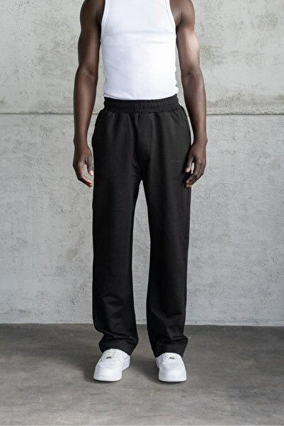 Machinist Relaxed Basic Baggy Sweatpants Μαύρο