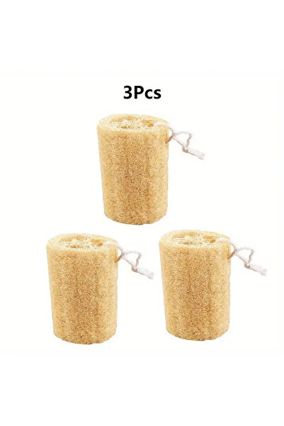 Choice مجموعة من 3 قطع من ليفة الاستحمام المصرية الطبيعية لتقشير الجسم، إسفنج...