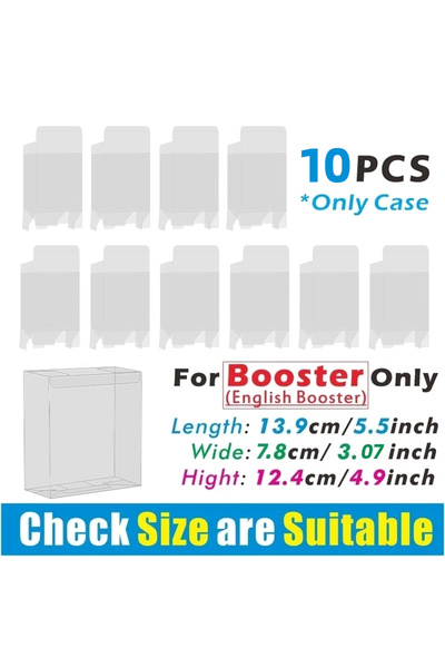 Choice علبة عرض بلاستيكية شفافة لصندوق التعزيز، 10 قطع / 5 قطع / 10 قطع، علبة...