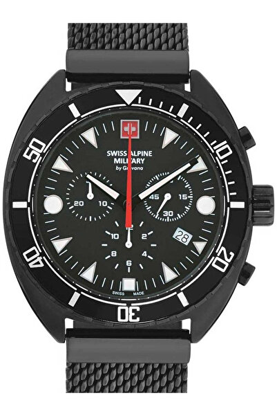 Swiss Alpine Military Ανδρικό ρολόι Swiss Alpine Military 7066.9177, χαλαζία,...