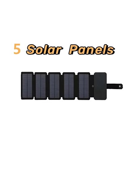 Choice 5 Tablets Foldable And Multifunctional Outdoor Solar Panel Charger 5V ...