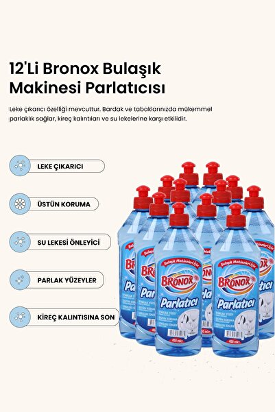 sefayol 12'Lİ Bronox Bulaşık Makinesi Parlatıcısı 450 ML