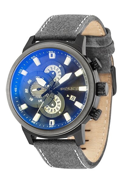 Police Ceas bărbătesc PL15037JSBU.02, cuarț, 46mm, 5ATM