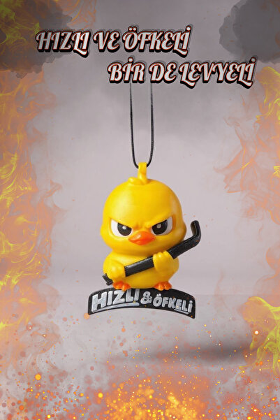 BEVATİR زينة مرآة الرؤية الخلفية على شكل فرخ ليڤيلي من فيلم السرعة والغضب