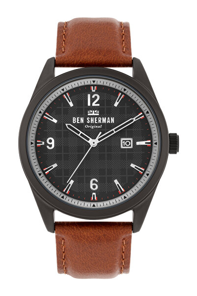 Ben Sherman Ceas bărbătesc Ben Sherman WB040TB, cuarț, 43mm, 3ATM