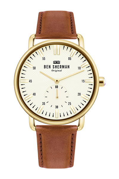 Ben Sherman Ceas bărbătesc Ben Sherman WB033TG, cuarț, 41mm, 3ATM