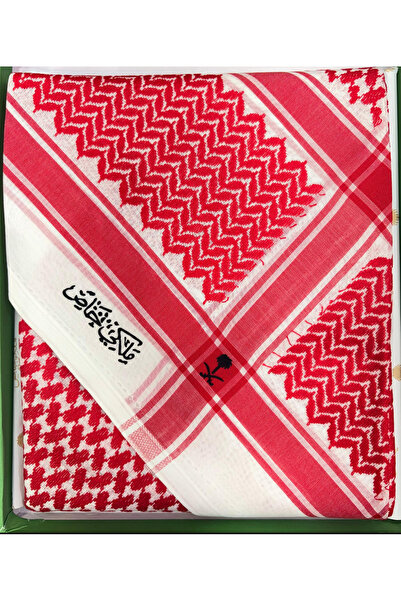 SH شماغ ملكي أحمر غامق