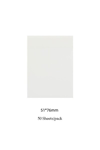 Choice 50 Sheets white 50 Sheets Creative Transparent PET Waterproof Sticky N...
