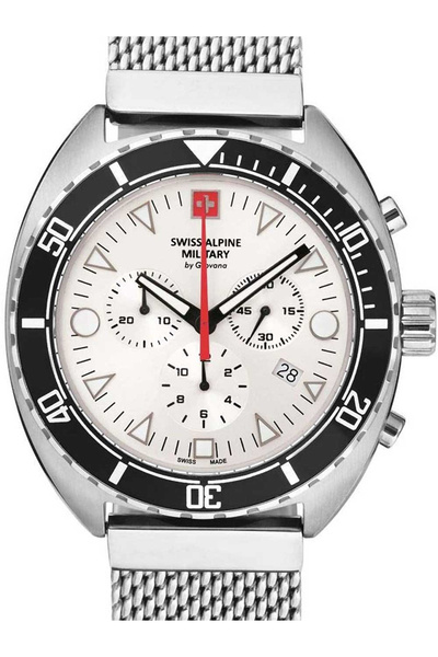 Swiss Alpine Military Ανδρικό ρολόι Swiss Alpine Military 7066.9132, χαλαζία,...