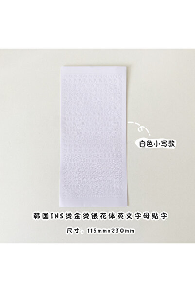 Choice 8-2 قطعة، قطعتان/مجموعة، ملصق حروف الأبجدية الإنجليزية باللون الفضي ال...