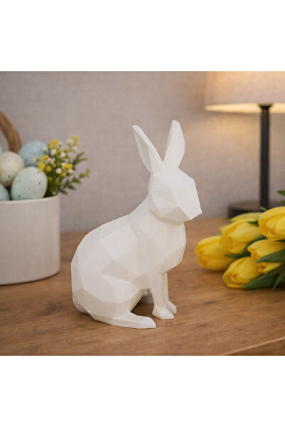 Sani Figurină, Iepuraș de Paște 80 x 80 x 140 mm, Alb