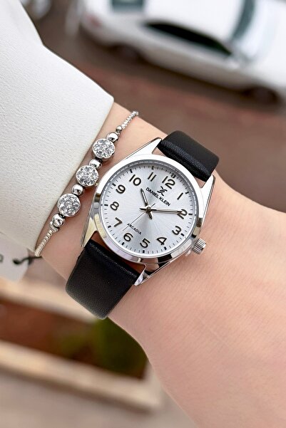 Daniel Klein Kasası Metalik Kordonu Siyah Renk Rakamlı 2 Yıl Garantili Kadın ...