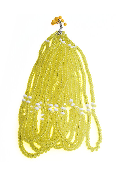 NAMAT 10 piece 99 count plastic prayer with hand made ball tassel