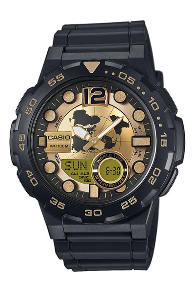 Casio Ceas bărbătesc AEQ-100BW-9AVEF, cuarț, 48mm, 10ATM