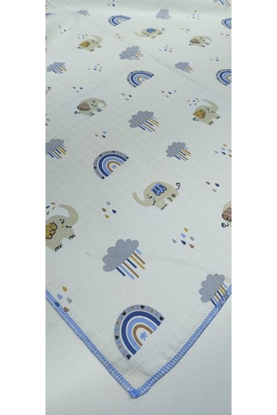 minnakya Multi-Purpose 80*90 Muslin Newborn Baby Blanket Muslin Cloth 100% Cotton