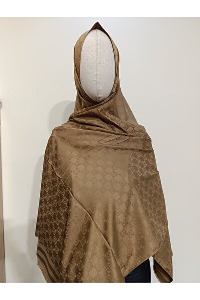 Square Pattern Custom Series Silky Textured Jacquard Shawl