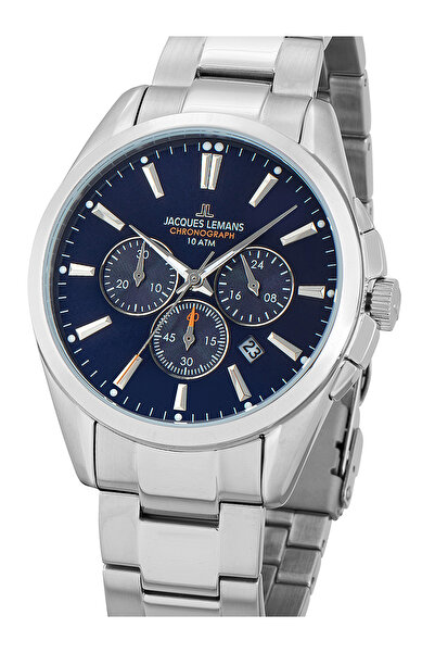 Jacques Lemans Ceas bărbătesc Jacques Lemans 1-1945E, cuarț, 43mm, 10ATM