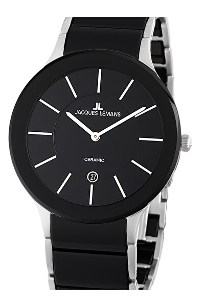 Jacques Lemans Ανδρικό ρολόι Jacques Lemans 1-1855A, χαλαζία, 40 mm, 5 ATM