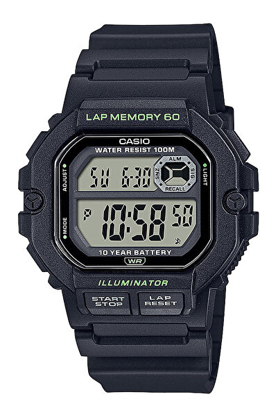 Casio Mens Watch WS-1400H-1AVEF, Quartz, 42mm, 10ATM