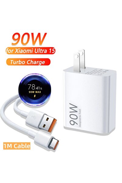 Choice شاحن سريع بقوة 90 واط مع كابل بطول متر واحد، متوافق مع جميع أنواع مناف...