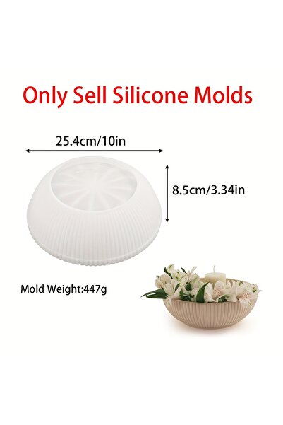 Choice L 1 Ring Silicone Mould for Epoxy, Candle Making, Plaster Cement Succu...