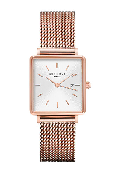 Rosefield Γυναικείο ρολόι QWSR-Q01, χαλαζία, 26 mm, 3ATM
