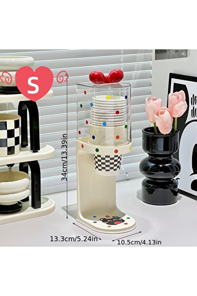 Choice حامل أكواب على شكل حرف S، موزع أكواب مياه، حامل أكواب للاستخدام مرة وا...