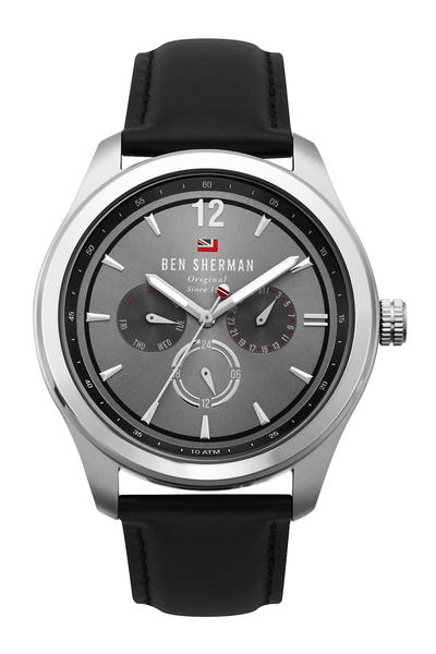 Ben Sherman Ceas bărbătesc Ben Sherman WBS112B, cuarț, 44mm, 10ATM