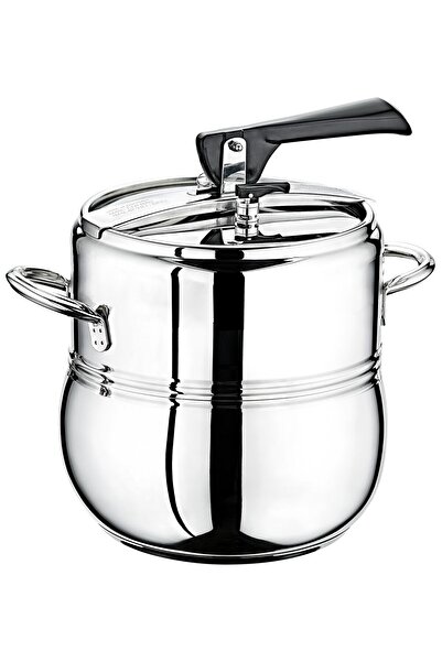 OMS PASLANMAZ 5104 2 Piece Classic Casserole Pressure Cooker 22 Cm 5 Liters