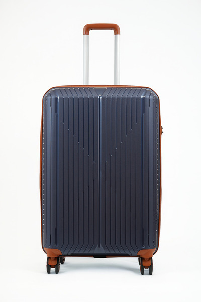 GROUND Sirius Gar Büyük Boy Valiz Denim Taba - 10728