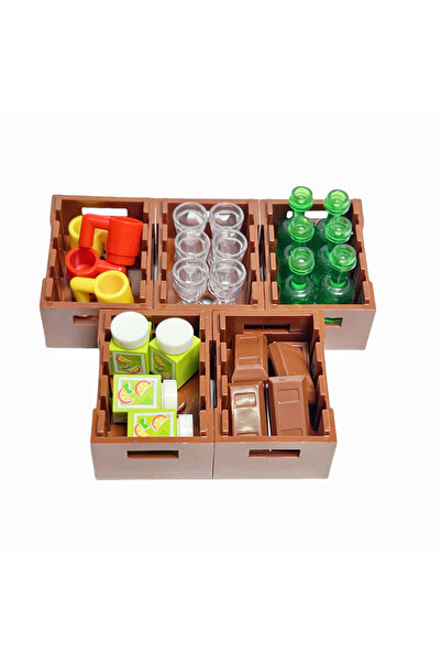 Choice أدوات الطعام - 11 قطعة من الأطعمة والأدوات، مكعبات بناء، ألعاب يمكنك ص...