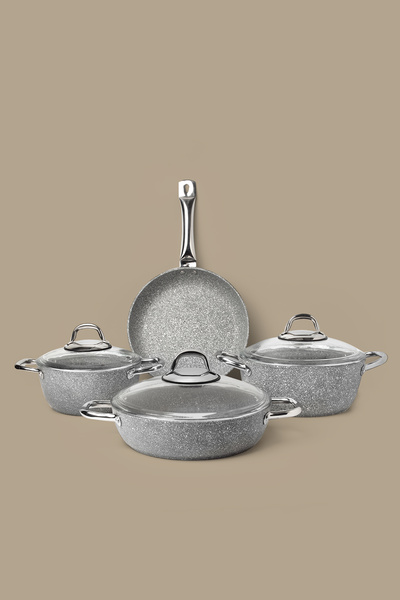 Gigilli Urla 7 Piece Granite Cookware Set